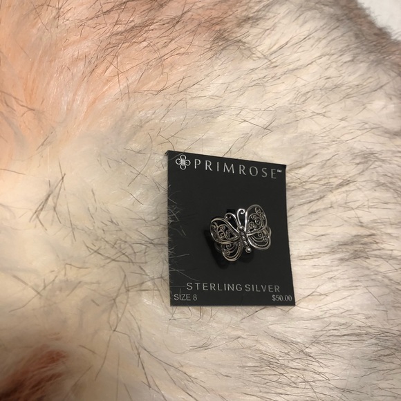 Sterling Silver Primrose butterfly 🦋 ring - Picture 2 of 3